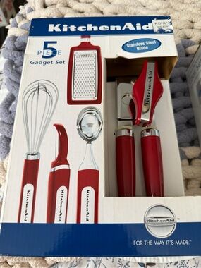 KitchenAid Red 5-Piece Kitchen Gadget Set